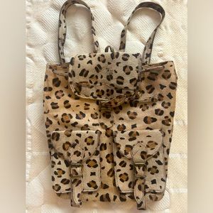 Cow hide backpack